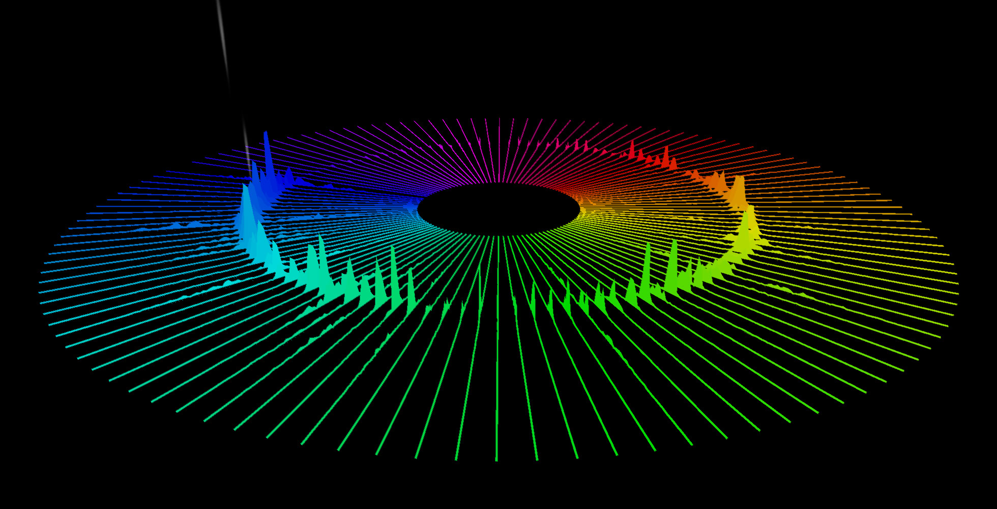 clean audio spectrum music visualizer free download